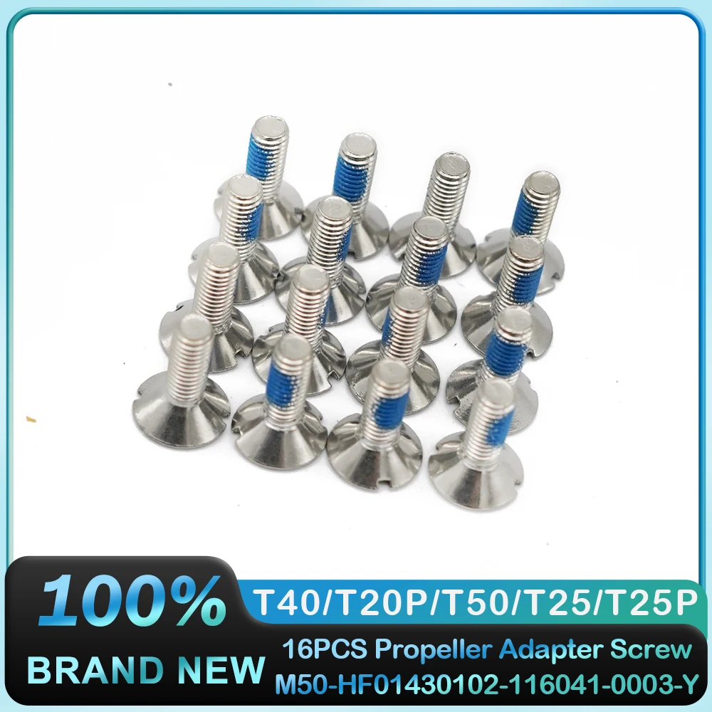 

16PCS M50-HF01430102-116041-0003-Y Propeller Adapter Screw for DJI Agras T40/T20P/T50/T25/T25P Agriculture Drone Accessories