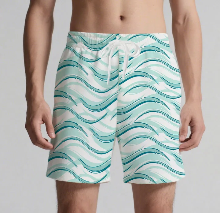 

3D printed men's summer new shorts, vacation beach pants, machine washable and fast shipping, soft and breathable, holiday gift