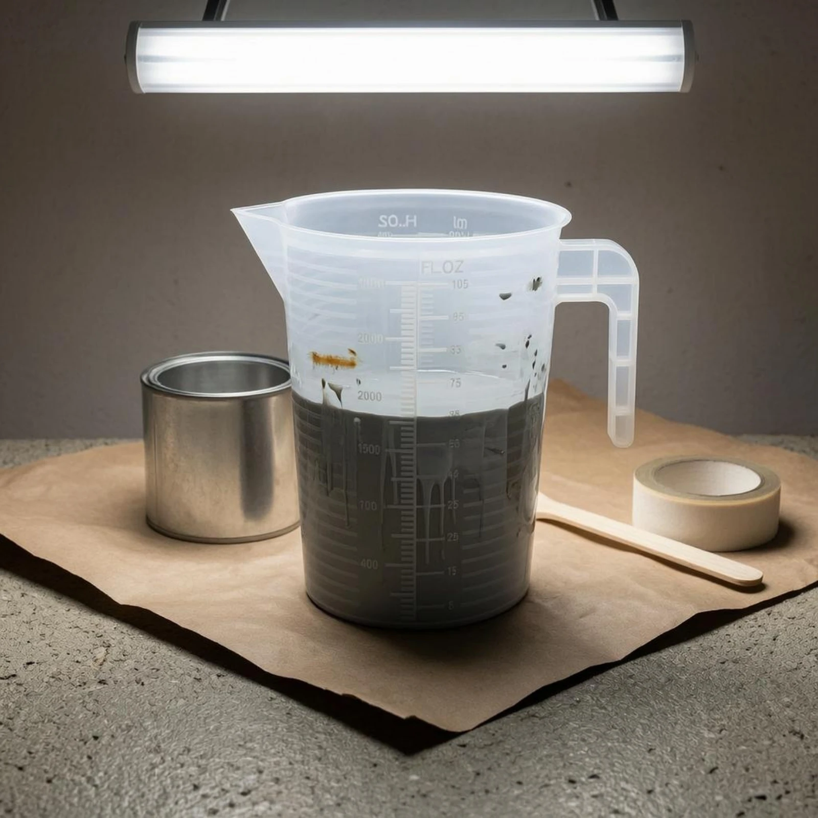 Measuring Pitcher Transparent Graduated Measuring Cup Laboratory Supply with Handle for Household Use