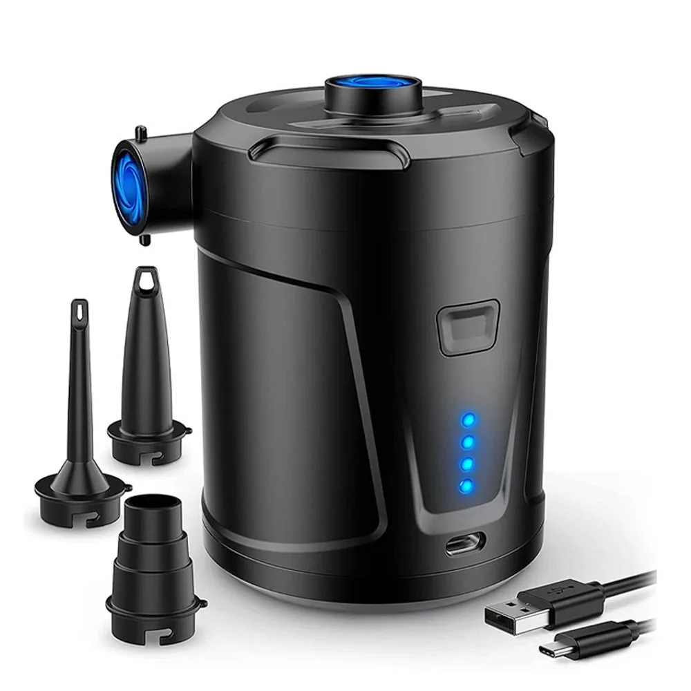 

Портативный надувной насос большой емкости 5200 мАч USB уличный многофункциональный надувной насос для накачивания и экстракции