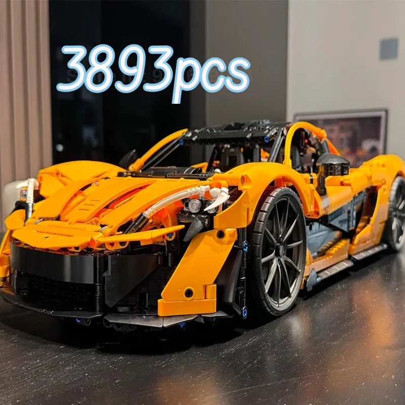 2024 New 3893pcs Technical 42172 P1 Super Racing Car Building Blocks  Model Super Sports Cars Bricks Toys For Boys Gifts