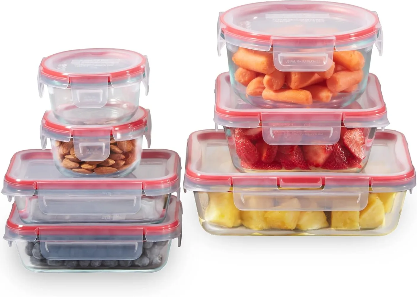 Pyrex Freshlock 14pc Mixed Set, 7 Pack