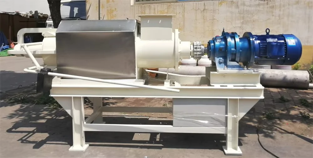 Extrusion Animal Chicken Cow Dung Dewatering Screw Press Solid Liquid Separator Machine
