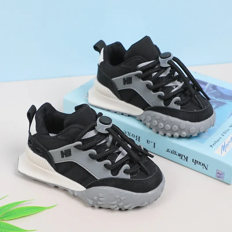 Children‘s New Fashion Casual Running Sports Shoes Kids Versatile Soft Sole Wear-resistant Comfortable Fashion Mesh Sneakers