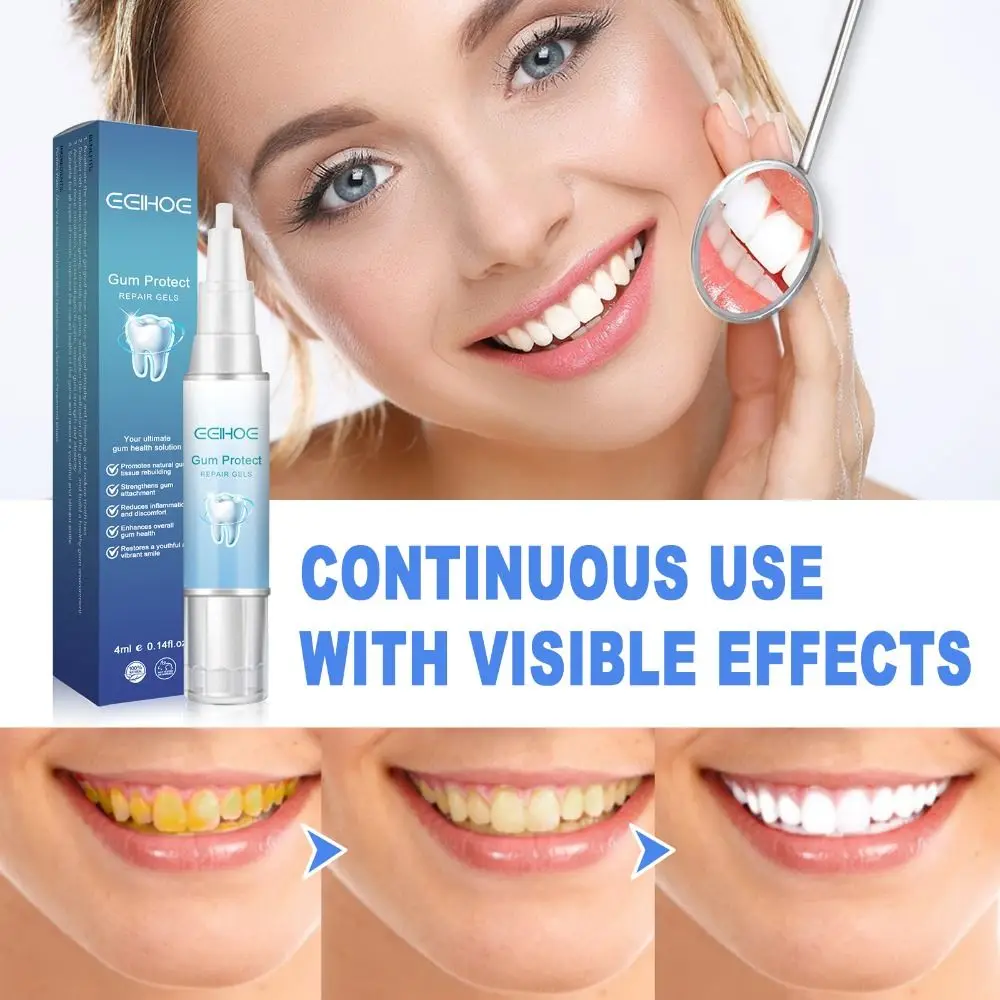 Dental Repair Gum Treatment Gel Oral Care Reduces Discomfort Gum Shield Therapy Gel Easy to Use Reduces Inflammation