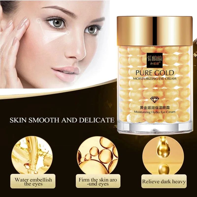 OneSpring Snail Cream Nourishing Anti Wrinkle+Gold Eye Cream Removal Dark Circles Eye Bag Repair Moisturizing Faical Skin Care