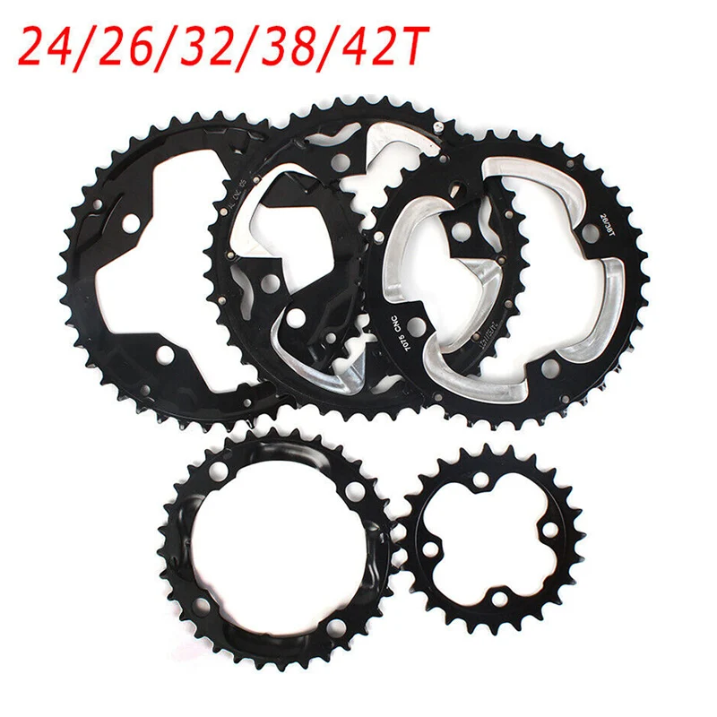 104/64BCD Chainring 24/26/32/38/42t MTB Bicycle Chain Ring Double/Triple Chainwheel mountain bike parts accessories Crankset