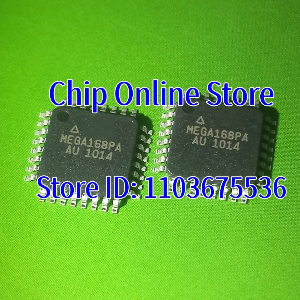2~100pcs  ATMEGA168PA-AU  ATMEGA168PA  TQFP32  New Original  8 Bit Microcontroller MCU