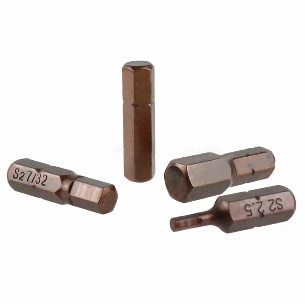 12/24pcs Hexagonal Screwdriver Bit Set 25mm Hex Shank Security Magnetic Driver Bit Electric Screwdriver Bit Hand Tool Set