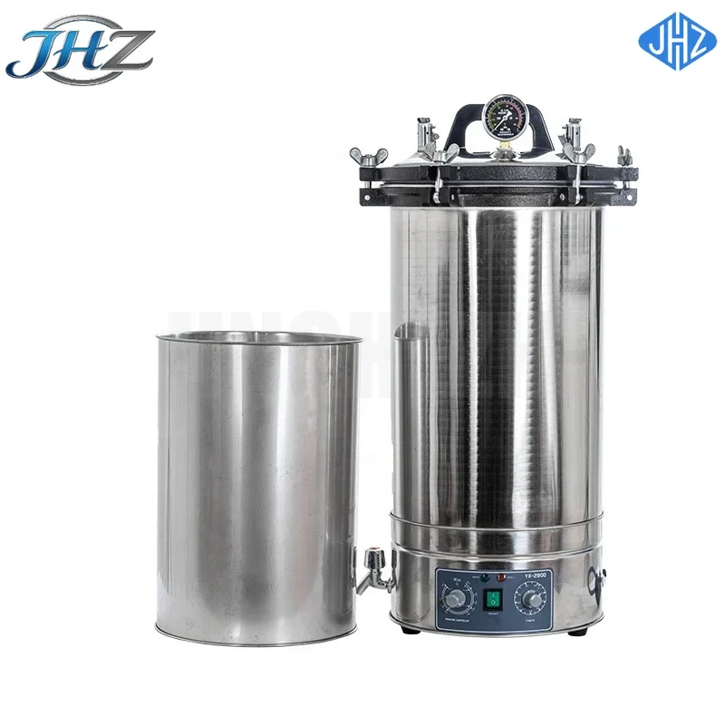 Паровой стерилизатор JHZ для автоматической высокотемпературной стерилизации под давлением, 18 л/24 л/30 л, портативный, для хирургических и медицинских инструментов