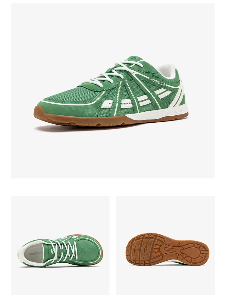 HOBIBEAR Barfuß-Laufschuhe mit breiter Zehenbox, Unisex Cross-Training-Sneaker, klassische Retro-Schnürschuhe – Detail 19