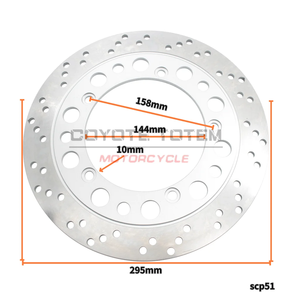 295mm Motorcycle Front Brake Disc for Honda NV 400 Steed 400 1992-1997 VT600 CN SHADOW VT 600 1993-2000