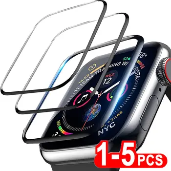 Měkké sklo pro Apple Watch Screen Protector 49 mm 45 41 44 40 42 38 9D HD Full Film iWatch Series 9 8 7 6 SE 5 4 3 2 Příslušenství 10 nejlepší prodej Displej pro Apple Watch Series 3 42mm - №8
