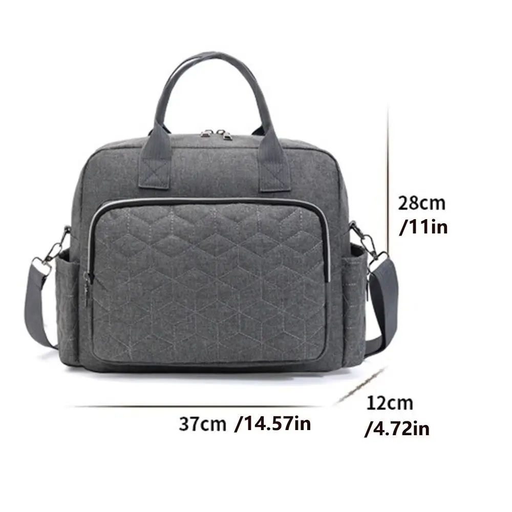 Wodoodporna torba na pieluchy dla niemowląt, duża pojemność, torba do przechowywania akcesoriów dla niemowląt, odporna na zużycie, wytrzymała torba na ramię dla mam, torba podróżna.