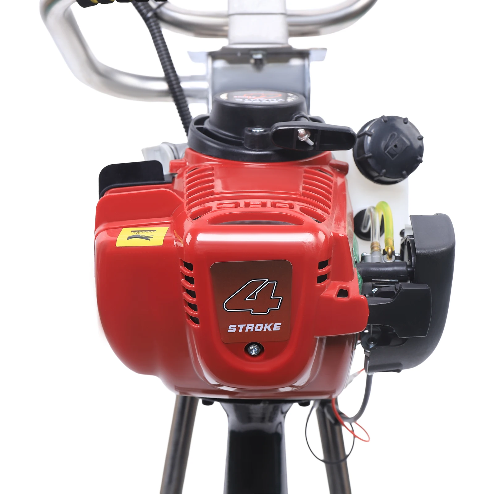 4-Takt 35,8 cm³ 900W Benzinbetriebene Betonvibrationsmaschine, luftgekühlt, komplett aus Edelstahl, für Baustellen – Detail 6