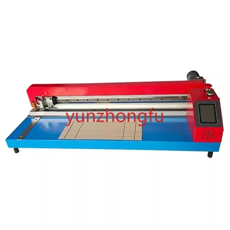 Gift box slotting proofing machine gray board cardboard box carton desktop V slot machine wugang blade manual