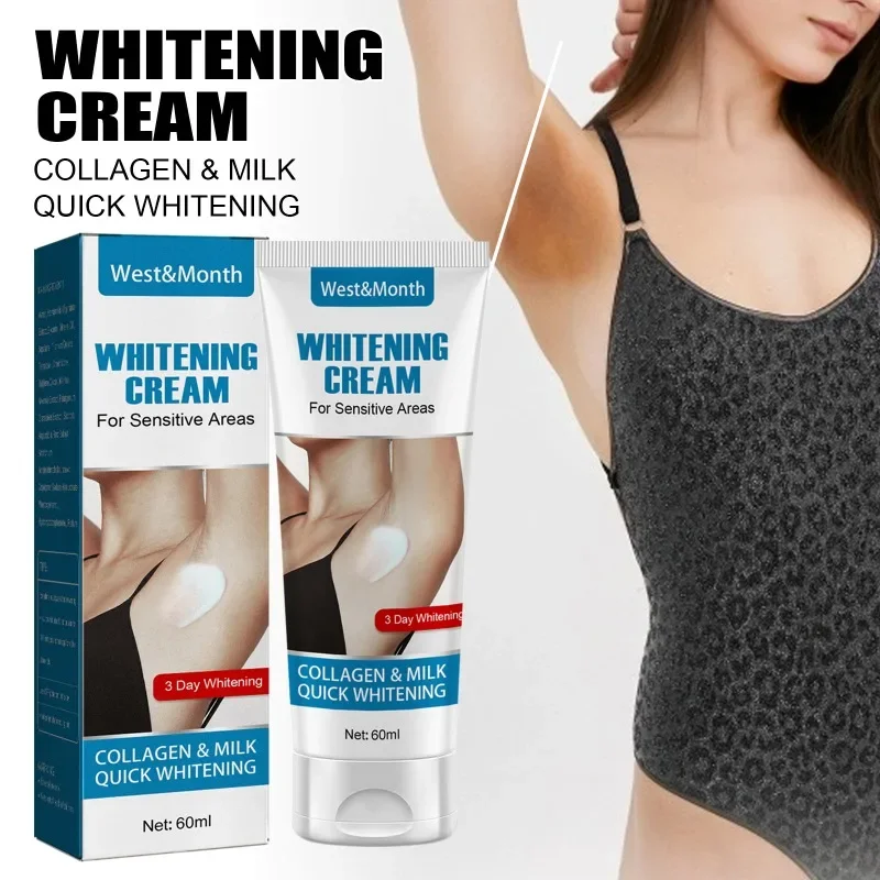 Whitening Cream Private Parts Underarm Bleaching Serum Whiten Butt Knee Brighten Inner Thigh Intimate Parts Dark Remove Melanin