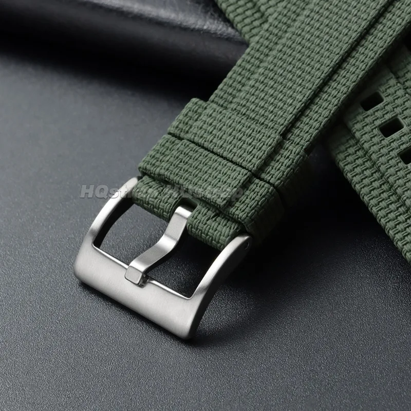 FKM-Gummi-Uhrenarmband mit gebogenem Ende, 20/21/22 mm, strukturierte Oberfläche, hochwertiges Fluorkautschuk-Armband für Seiko und Rolex, Schnellverschluss. – Detail 11
