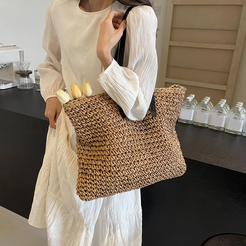 Stroh Gewebte Tragetaschen Cas – Luxury Beach Bags Ysl Bewertung und Preis