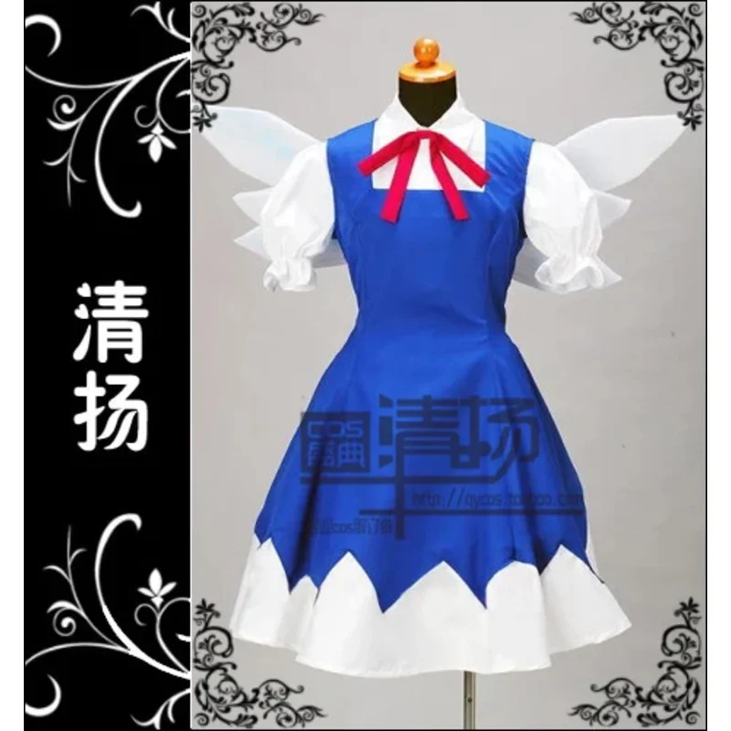 

Костюм для косплея Touhou Project Cirno 2025 22 с крылом 11