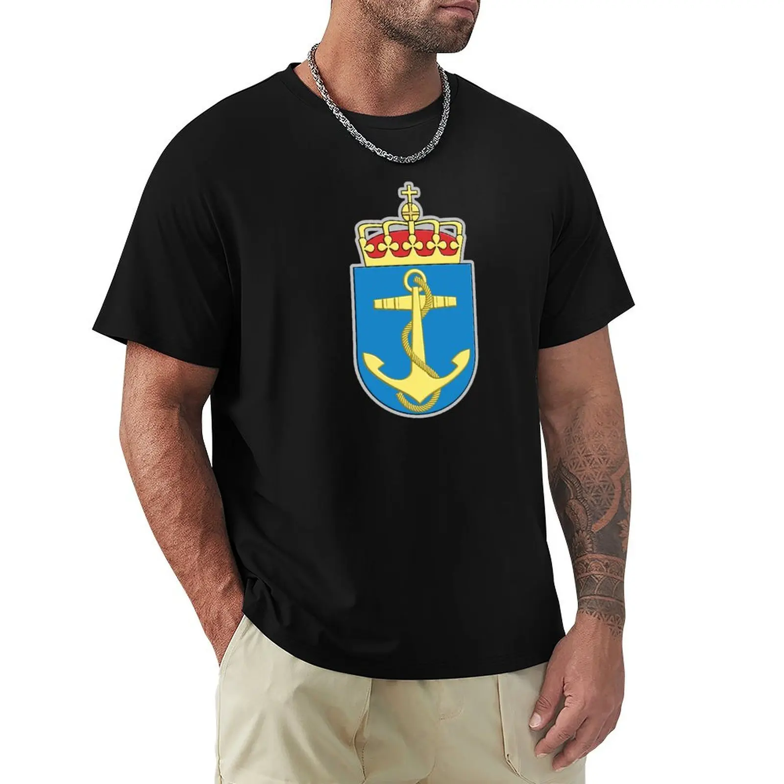 ROYAL NORWEGIAN NAVY T-Shirt Gym Exercise Short Sleeve T-Shirt