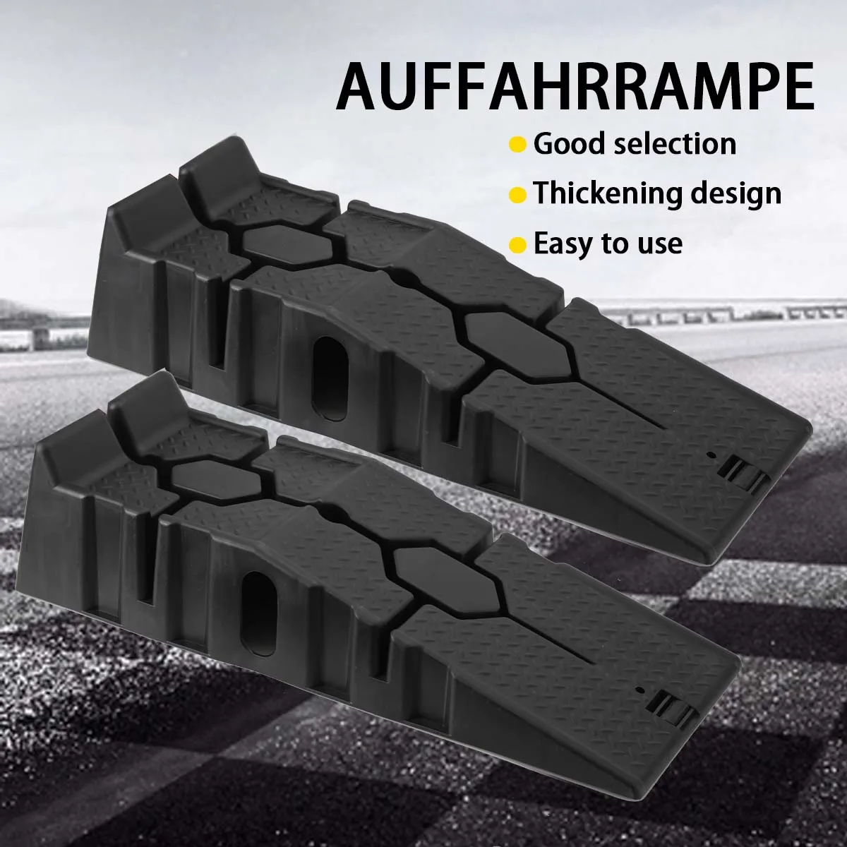 1 زوج أسود 2500 كجم منحدرات السيارات الثقيلة المضادة للانزلاق منحدر العمل زيت السيارة تغيير إصلاح صيانة سترة رفع أدوات