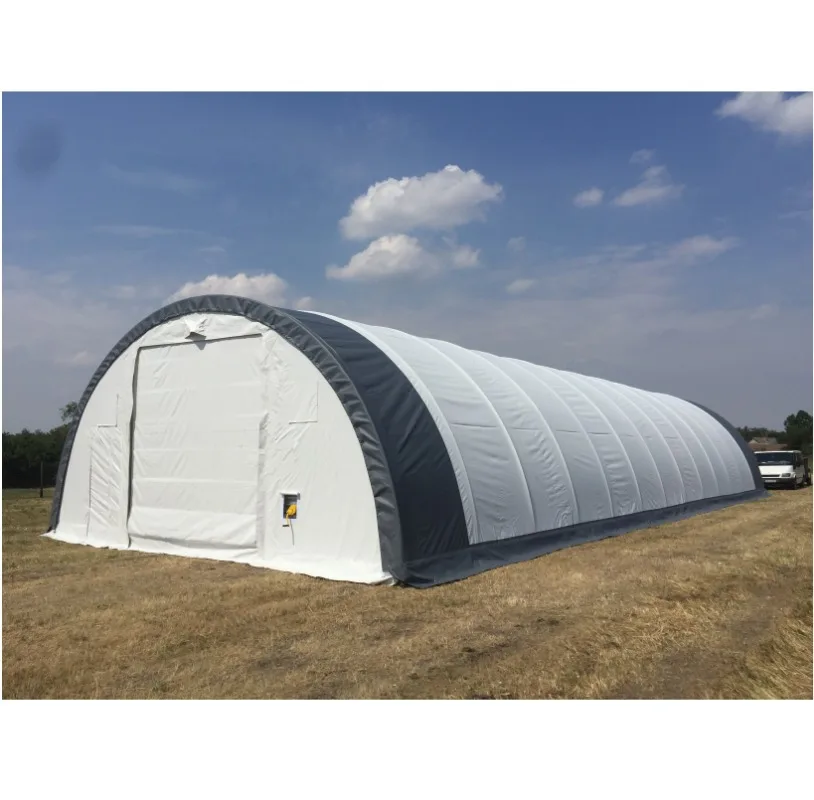 S308515R Fabric Storage Building Canopy Waterproof Prefabricated Outdoor Storage Shelter