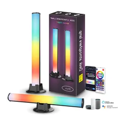 RGB Smart LED Light Bars Ambient Desk Lamp Tuya Wi-Fi Music Sync Support Alexa Google Home that for TV Wall Gaming Backlight