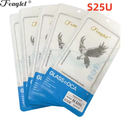 3pcs Feaglet Front Touch Screen Glass Lens With OCA For Samsung Galaxy S20 S21 S22 S23 S24U Ultra S8 S9 S10 Note 10 S24U S25U