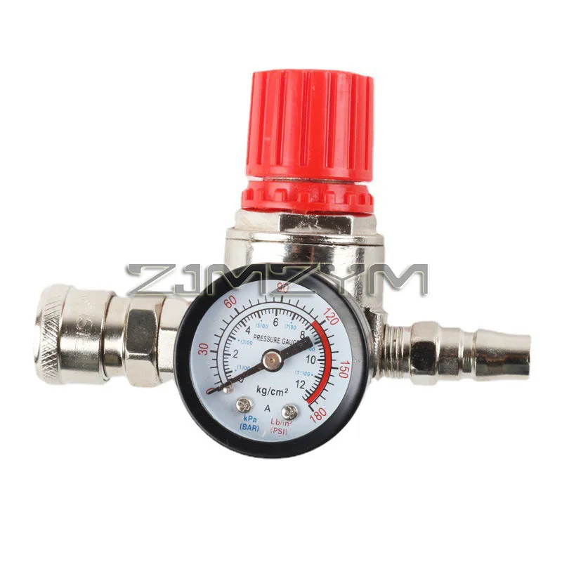 

Air Compressor Pressure Regulator Switch Control Valve Gauge with Connector