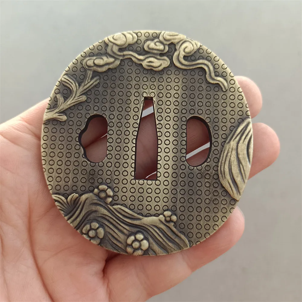 Alloy Guard Bird Tsuba For Japanese Samurai Sword Wakizashi Katana Fittings