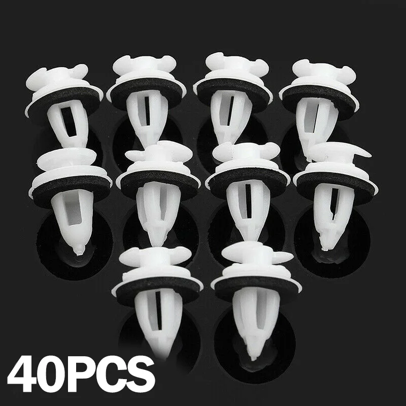 Clip Car Clips Washers Car Clips with Washers Car Interior For BMW E46 X5 for m3 M5 Z3 Replace Replacement 7.5-8mm Hole Size New
