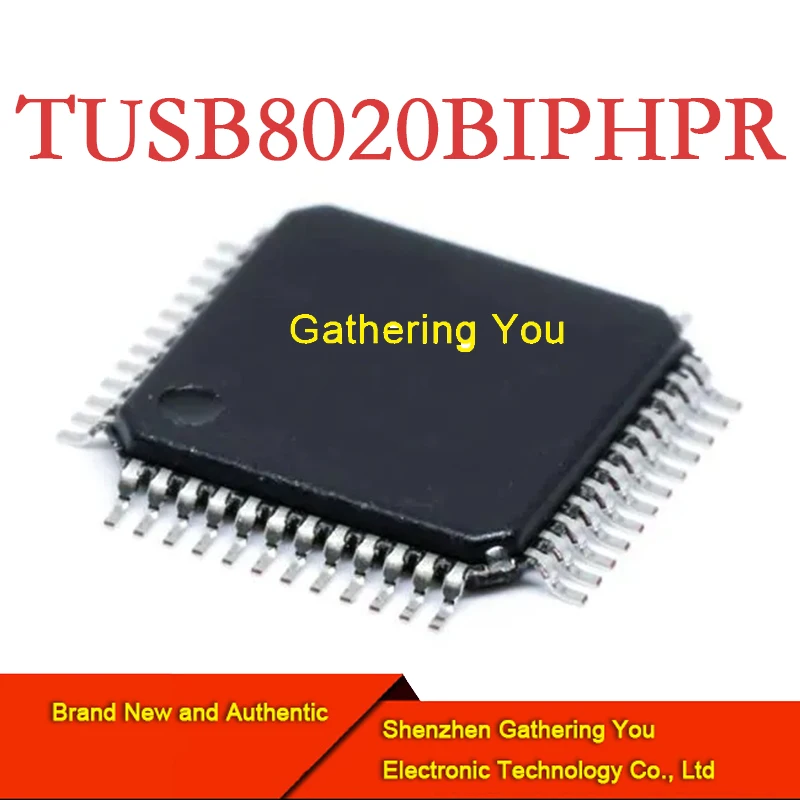 Circuit intégré petUSB, HTQFP48, TUSB8020BIPHPR, tout neuf, authentique