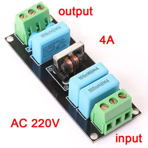 DYKB AC 220V EMI 4A Power Filter Board Socket Kits F/ Pre-Amp POWER Amplifier DAC Headphone