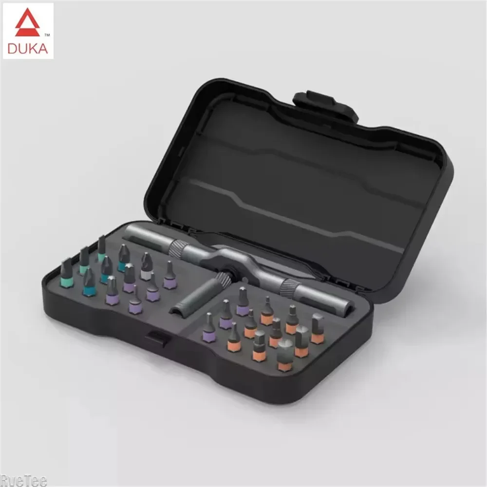 24 In 1 Multi-purpose Ratchet Wrench Screwdriver S2 Magnetic Bits Tools Set DIY Household Repair Tool DUKA Atuman RS1