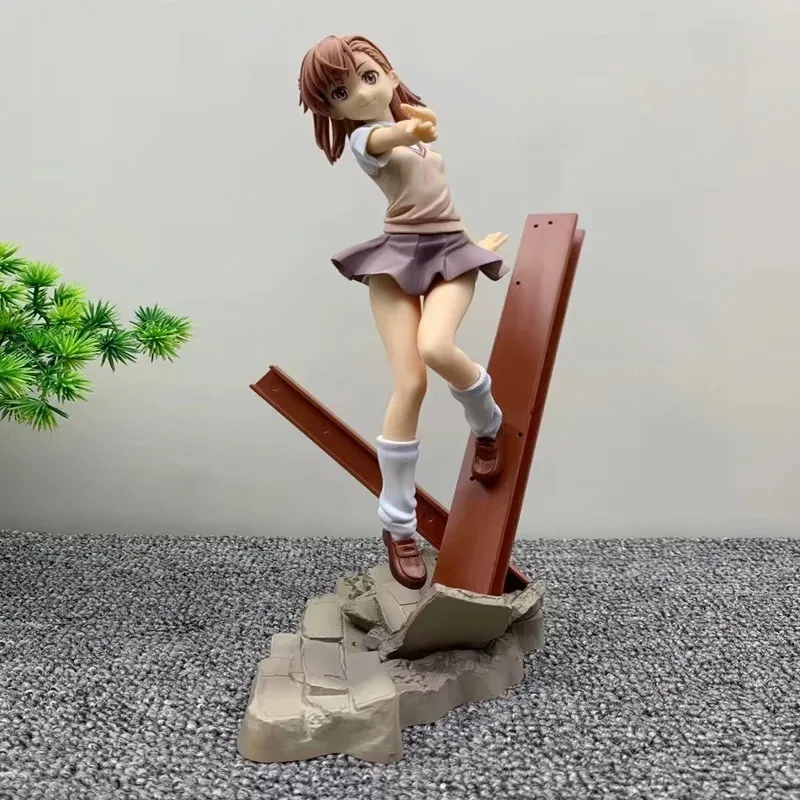 Kotobukiya A Certain Magical Index Misaka Mikoto Figurka Akcji PVC w Skali 1/7 Figurka Anime Model Zabawki Kolekcjonerskie Lalka Prezent