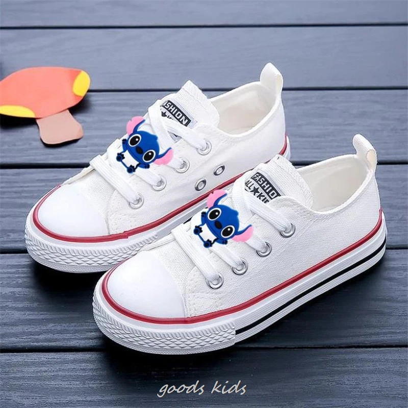 Disney Mickey Minnie Children Canvas Shoes Girls Sneakers Breathable Boots Fashion Kids Shoes for Boys Casual Shoes Student