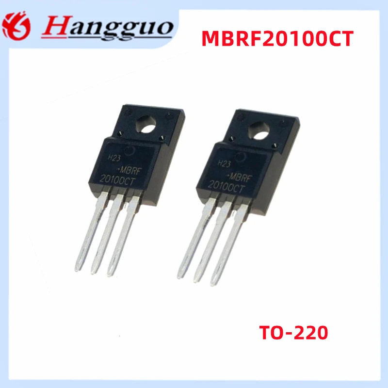10PCS/Lot MBRF20100CT TO-220 MBR20100CT 20100CT SCHOTTKY DIODE  Best quality