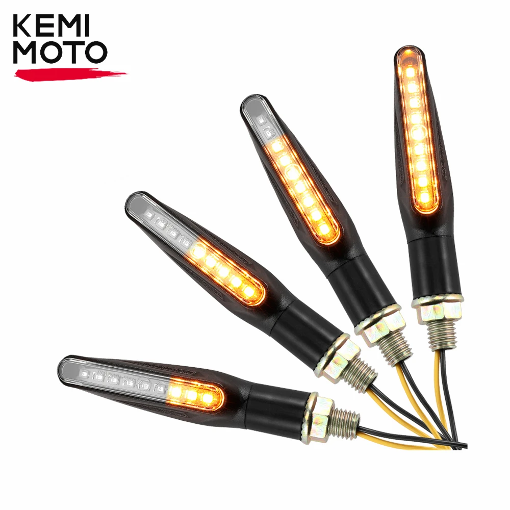 

Motorcycle LED Turn Signal Light Universal 12V Waterproof Flash Flowing Light Amber Rear Light Led Decorative Light Accessories