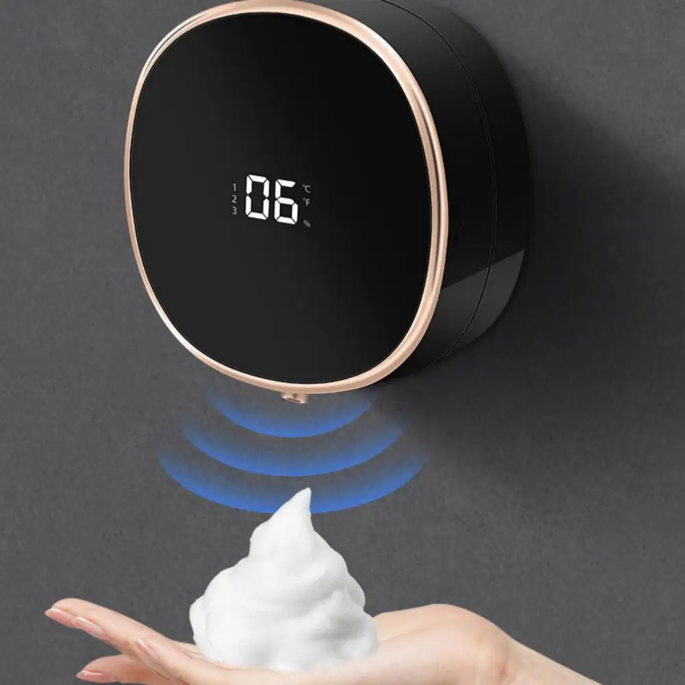 自動泡ソープディスペンサー壁掛けタッチレスセンサー充電式スマート液体ソープディスペンサーキッチンバスルーム用