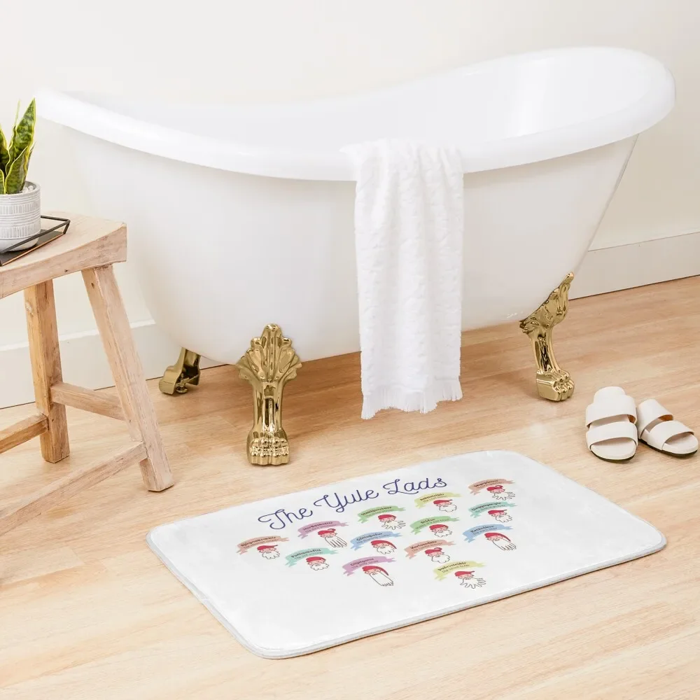 

The Yule Lads Bath Mat Front Door Anti-Slip Bathtub Bathroom Accessory Mat