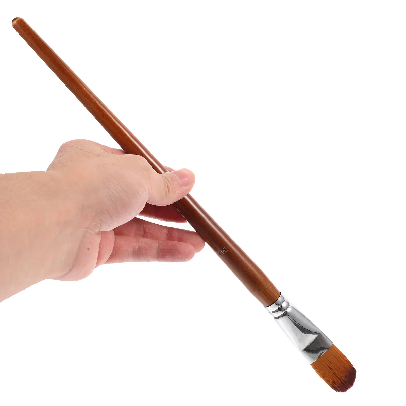 

13 Pcs Two-color Nylon Hair Brush Paint Artist Profession Paintbrush Paintbrushes Wood Painting Supplies