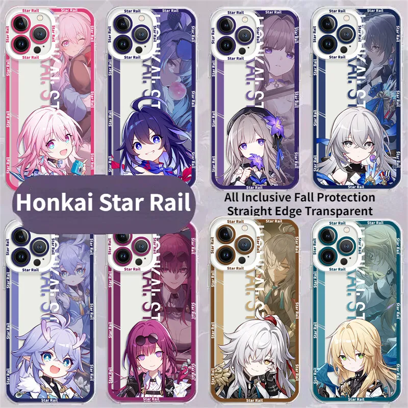 Honkai Star Rail Seele Herta Kafka Bronya Phone Case For IPhone 16e 11 12 13 14 15 16 Pro Max Plus XS Max 8 7 PLUS Clear Cover