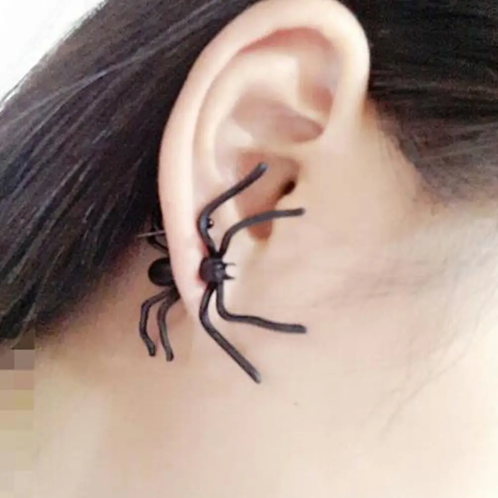 Модные серьги-пауки из цинкового сплава, черные вечерние подарки, серьги-гвоздики для ушей Diablo System, индивидуальные серьги для девочек
