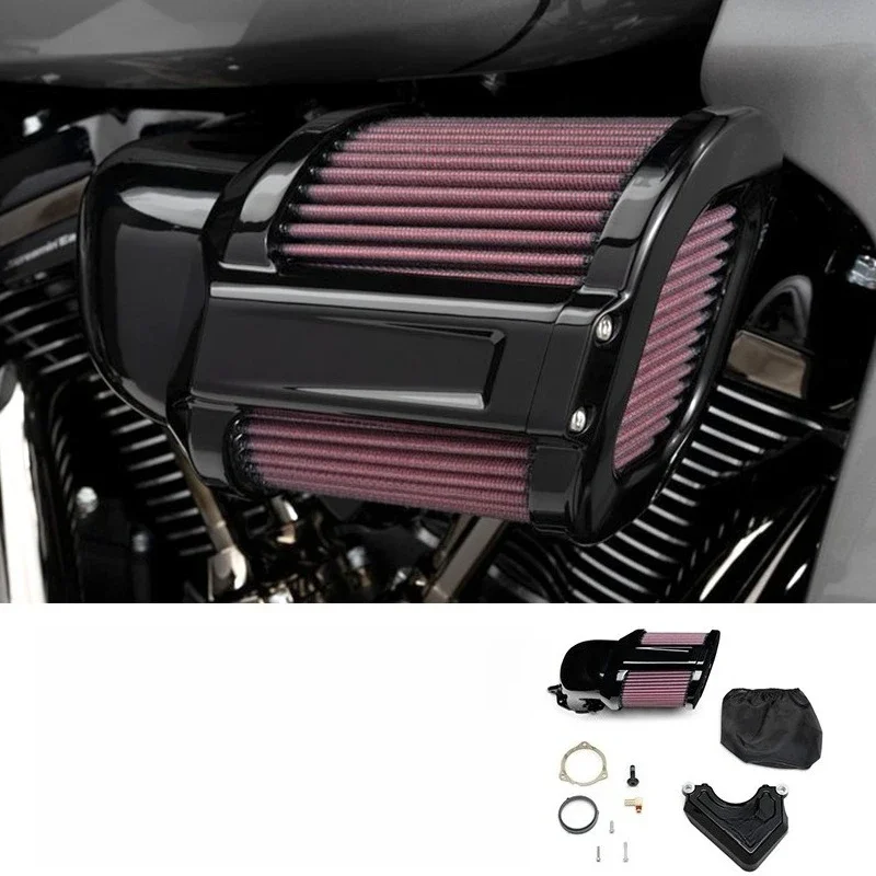 For New High Performance Large Flow Intake Air Filter for Harley Whistling Eagle