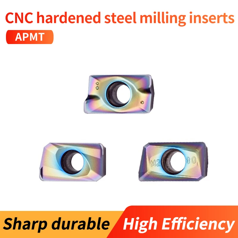 

Фрезерная пластина из закаленной стали с ЧПУ VOKET APMT1135PDER-H2 M2 TF618 1604 R5 R6 Красочная высокая твердость