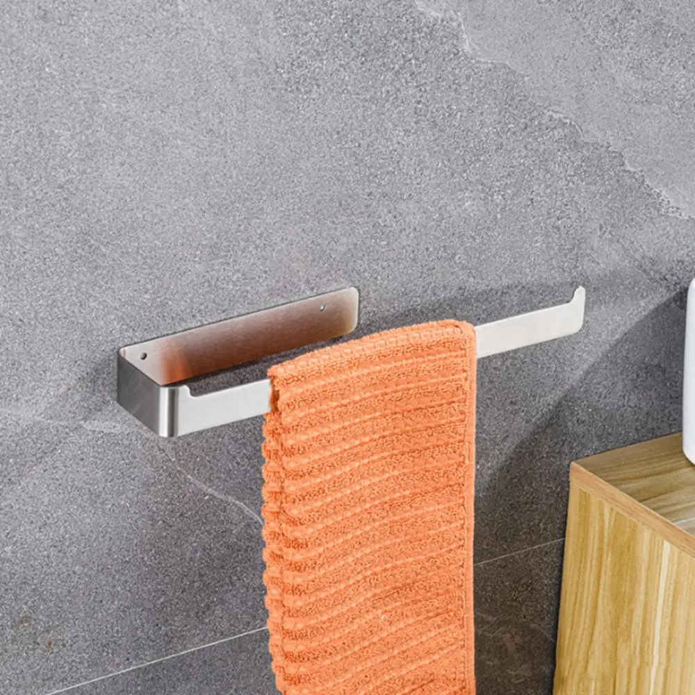 

Держатель для полотенец с золотистым покрытием, черная отделка, без сверления, самоклеящаяся полка для ванной комнаты и кухни