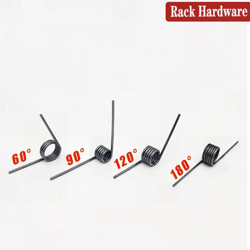 0.5mm 65Mn Mini Torsion Spring Spring Right 60-180° - 2.5/3/4/5/6mm OD Precision Wire Spring for Latch, Switch & Toy Repairs