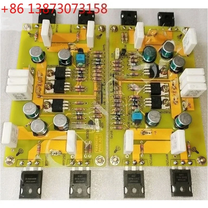 PASS A3 HIFI single-ended Class A power amplifier board, balanced input (a set of 2 circuit boards), mellow sound