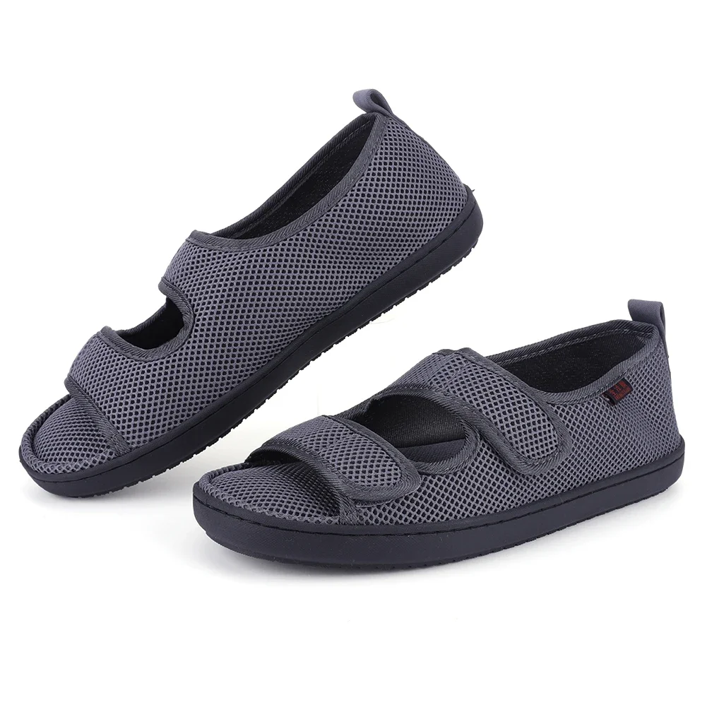 Diabetic Sandals Anti-Slip Wide Feet Swollen Shoes Comfortable Walking Shoes for Elderly Swelling Sensitive Feet